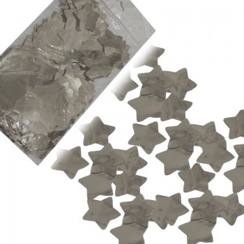 Silver Stars - 100g bag 2.5cm diameter 